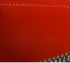 Authentic Louboutin Panettone mens zip around denim wallet