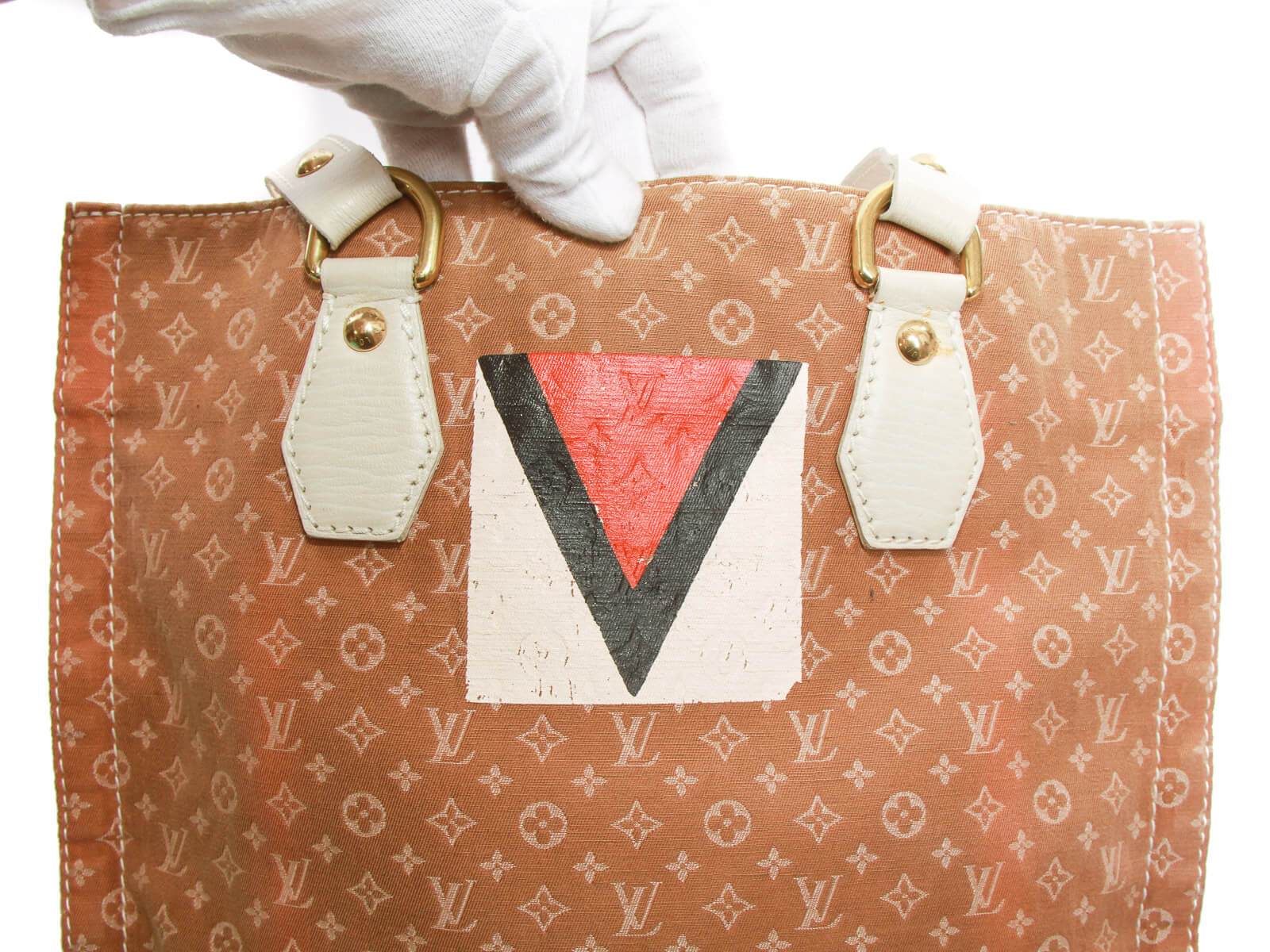 Louis Vuitton Brown Monogram Mini Lin Gaston V Tanger Tote bag 862099 –  Bagriculture