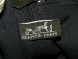 Authentic Hermès Cotton Canvas Fourre tout PM Handbag