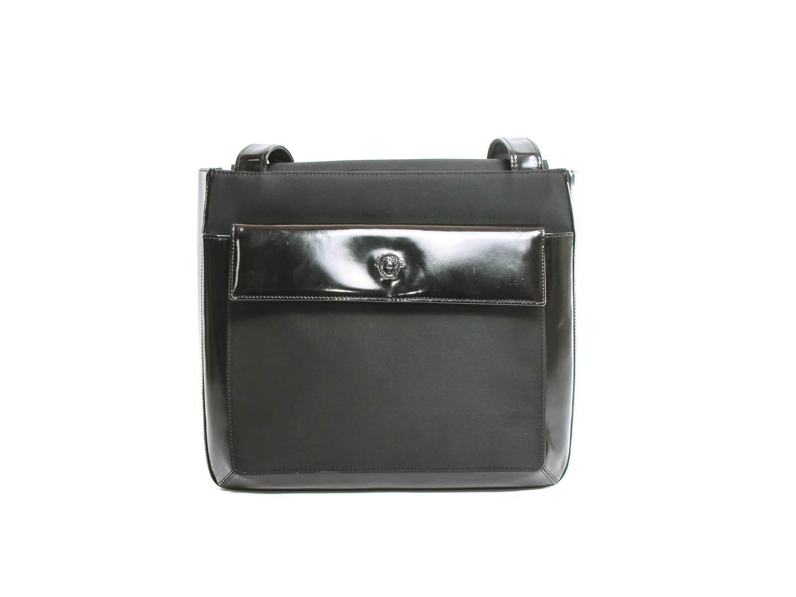 Versace Patent Leather Handbags