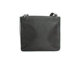 Authentic Gianni Versace black nylon shoulder bag