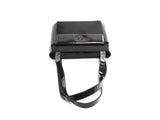Authentic Gianni Versace black nylon shoulder bag