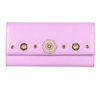 Authentic Salvatore Ferragamo pink leather long wallet