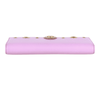 Authentic Salvatore Ferragamo pink leather long wallet