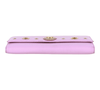 Authentic Salvatore Ferragamo pink leather long wallet