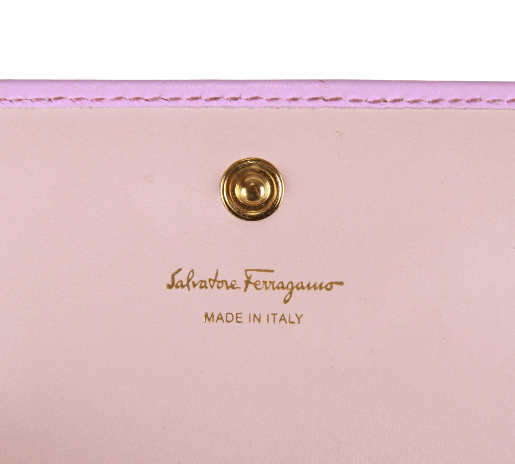 Wallets & purses Salvatore Ferragamo - Gancini pink leather wallet -  22C827695899