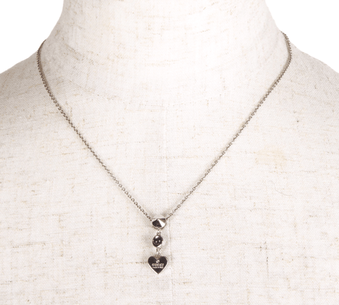 Authentic Gucci 925 silver chain & pendant necklace