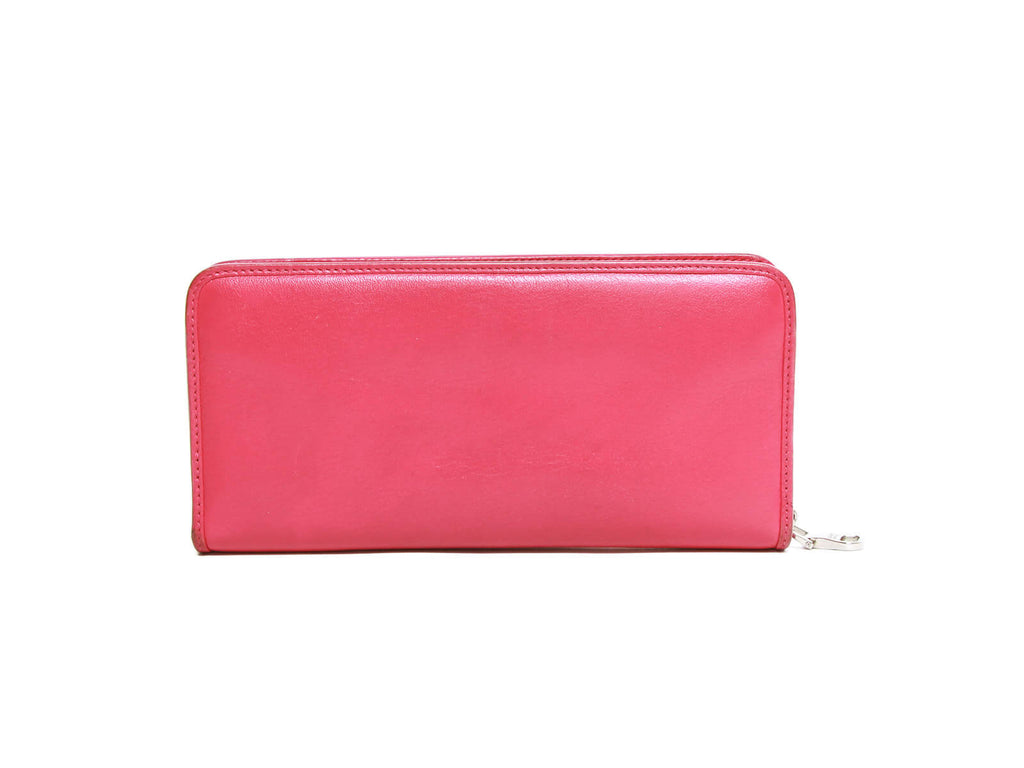 Authentic Loewe Billetero Magenta zip around wallet