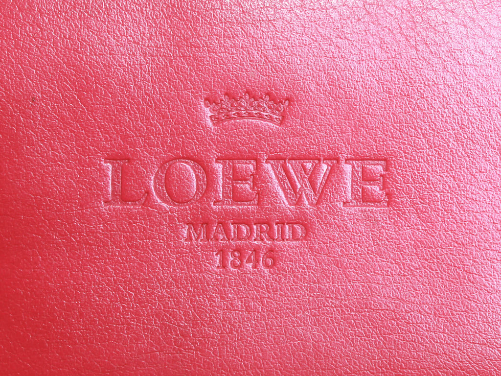 Authentic Loewe Billetero Magenta zip around wallet