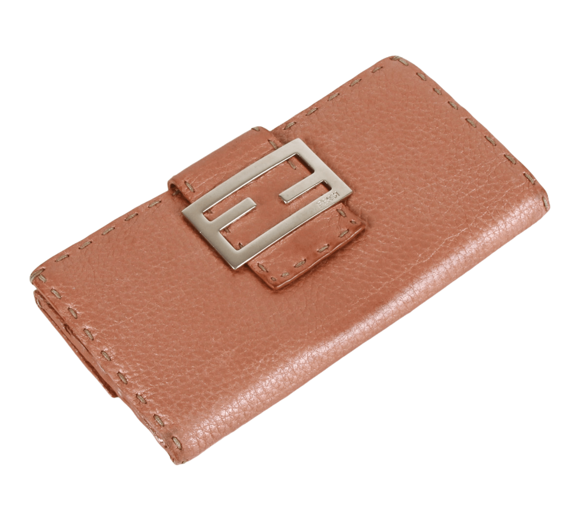 Authentic Luxury Monogram Fendi Wallet One Size 