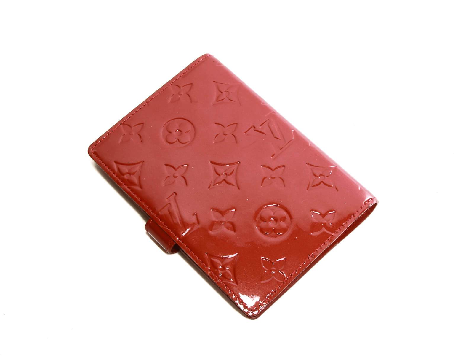 Louis Vuitton Monogram Vernis Agenda PM Notebook Cover R21016 Pom d'Amour  (Red) LOUIS VUITTON Women's