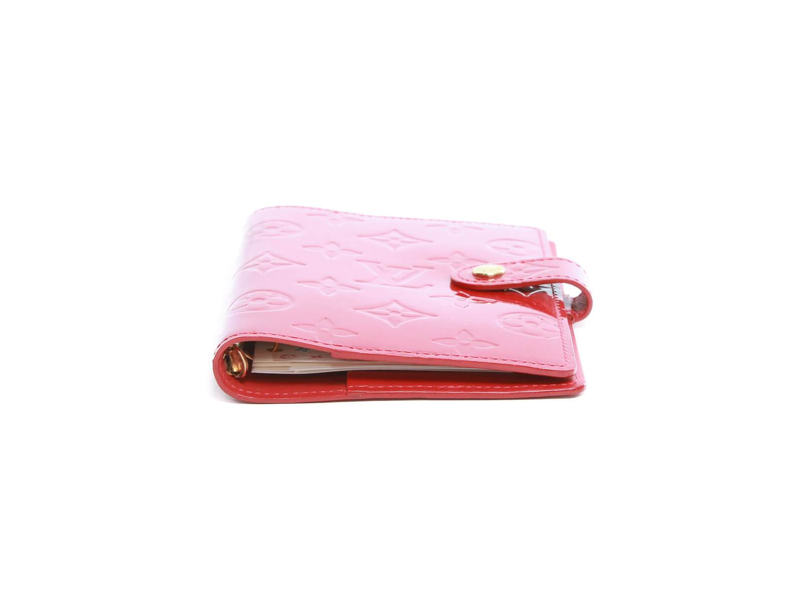 Louis Vuitton – Louis Vuitton Small Ring Agenda Cover Vernis Red