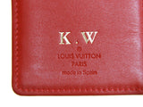 Authentic Louis Vuitton Vernis Red Agenda PM notebook