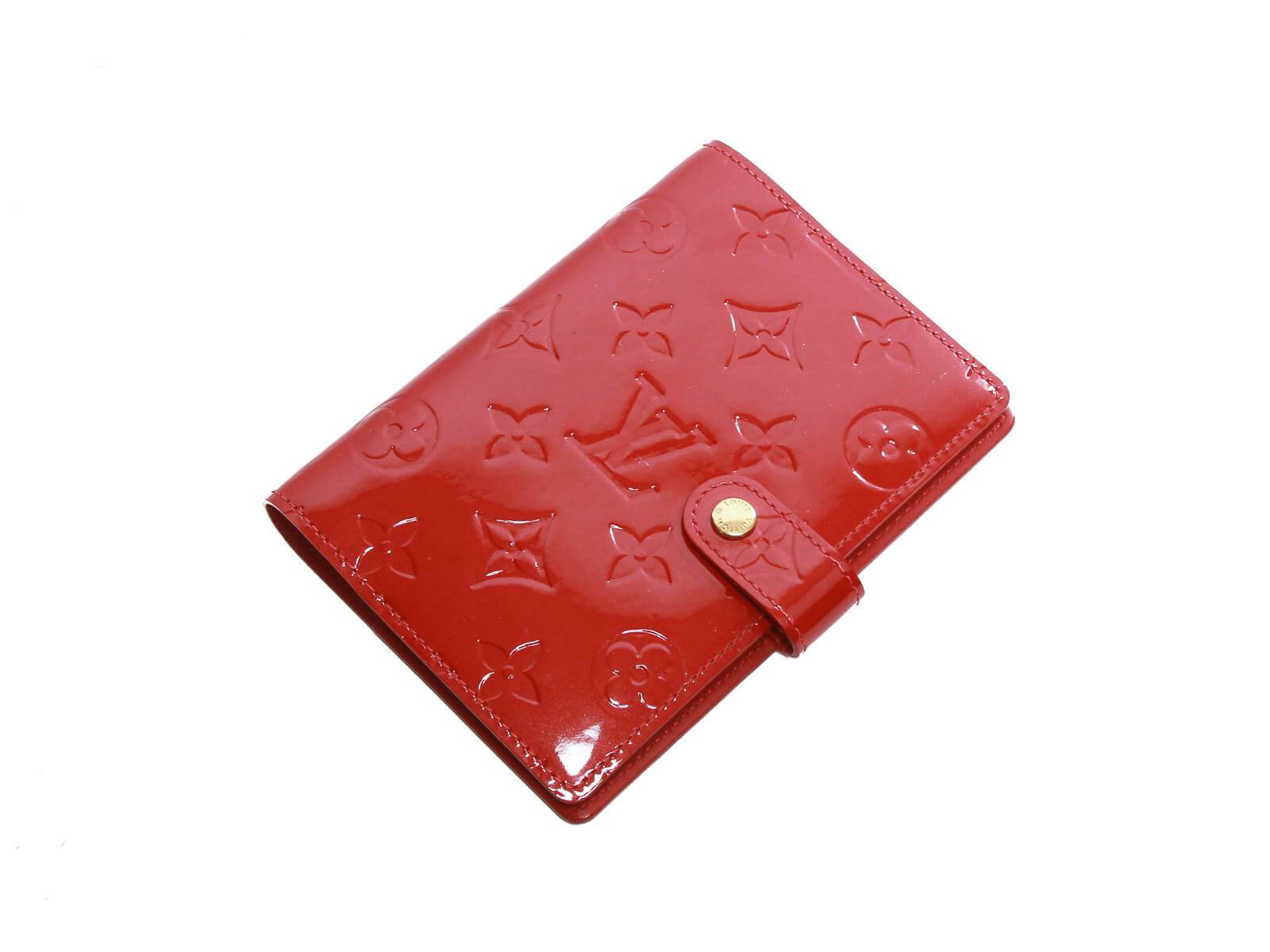 Louis Vuitton Monogram Vernis Small Ring Agenda Cover - Red Books,  Stationery & Pens, Decor & Accessories - LOU793026