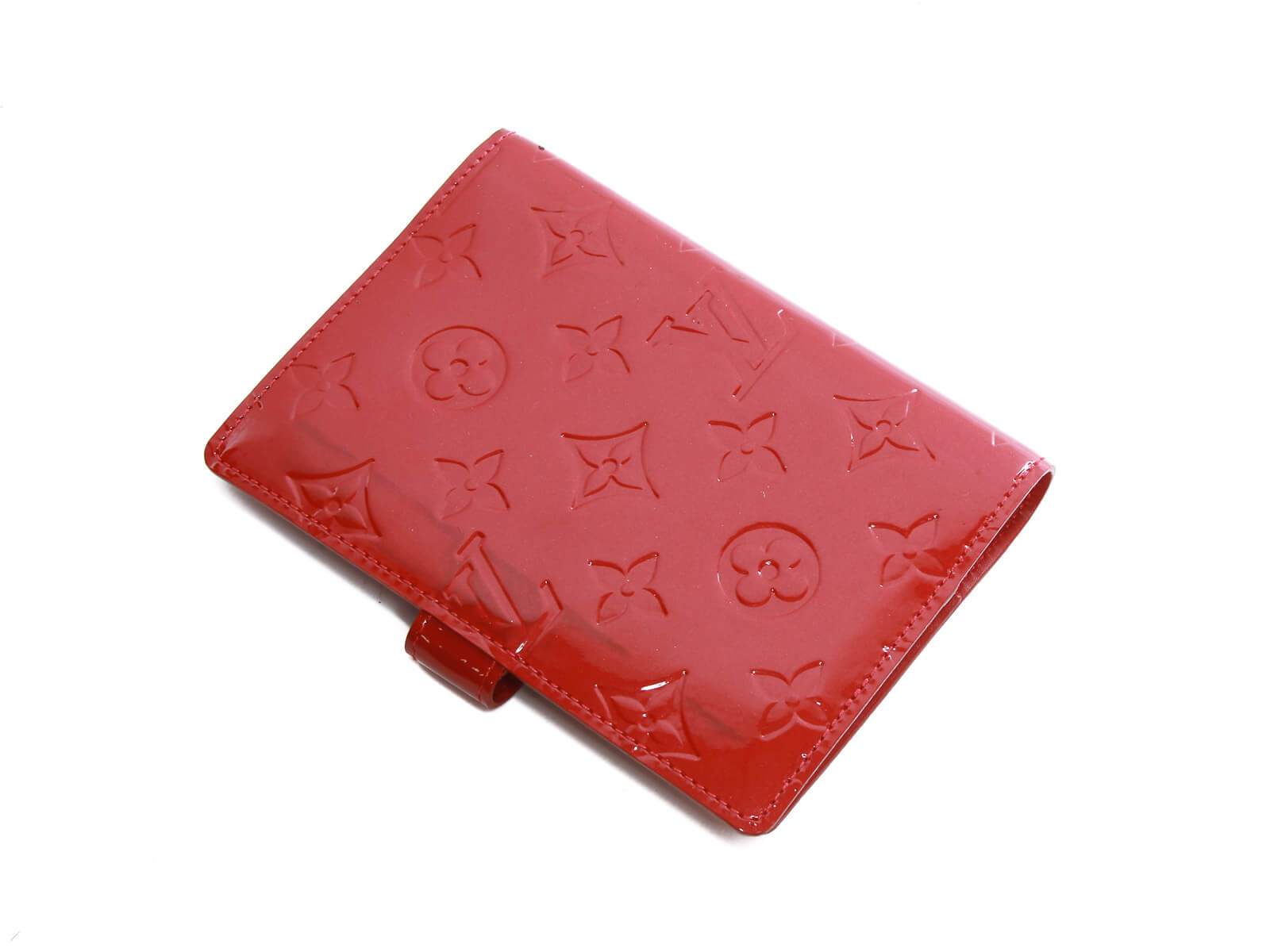 Louis Vuitton – Louis Vuitton Small Ring Agenda Cover Vernis Red