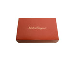 Authentic Salvatore Ferragamo purple & pink tone leather long wallet
