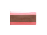 Authentic Salvatore Ferragamo purple & pink tone leather long wallet