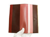 Authentic Salvatore Ferragamo purple & pink tone leather long wallet