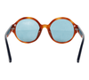 Authentic Gucci Light Blue Round Ladies Sunglasses GG0280SA