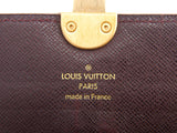 Authentic Louis Vuitton Sepia Utah Sarah Maroon long wallet