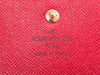 Authentic louis vuitton porte-monnaie billets cartes credit Red Epi wallet