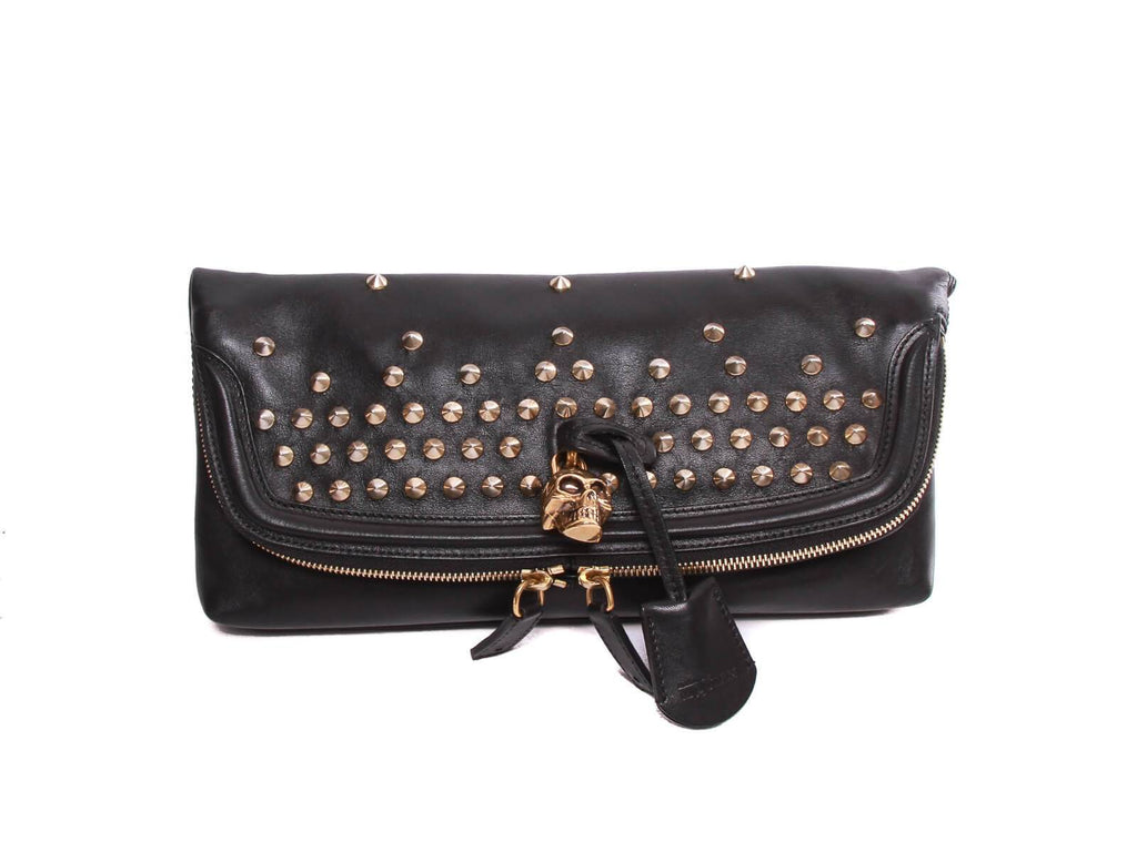 Handbag Alexander McQueen Black in Cotton - 25452734