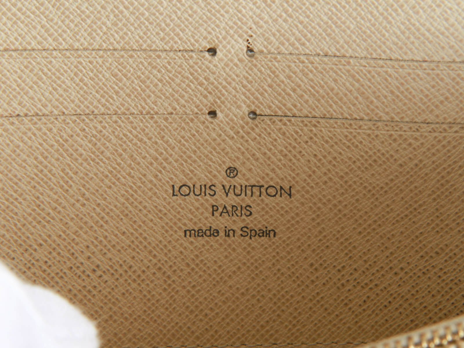 Louis Vuitton LV Speedy damier azur Beige Leather ref.237535 - Joli Closet