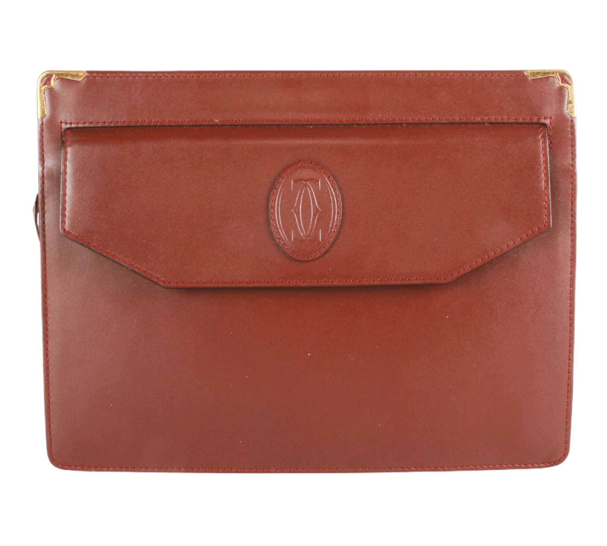 Cartier Bag, Must de Cartier Bag Red Leather. Authentic. Vintage 80s | eBay