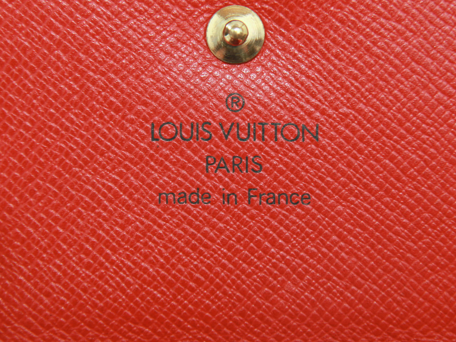 Auth Louis Vuitton Porte Billets Cartes Credit Pression Card Case 1C090190n