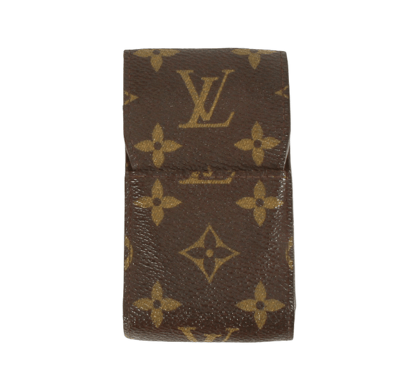 Authentic LOUIS VUITTON Episea Taiga Leather Cigarette Case #9562