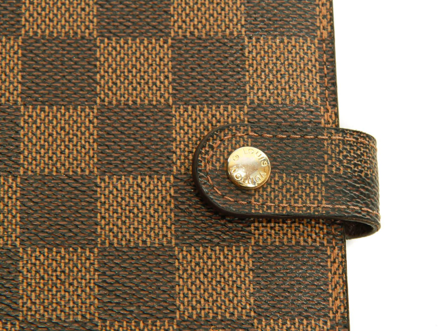 Louis Vuitton Damier Ebene Small Ring Agenda Cover R20700