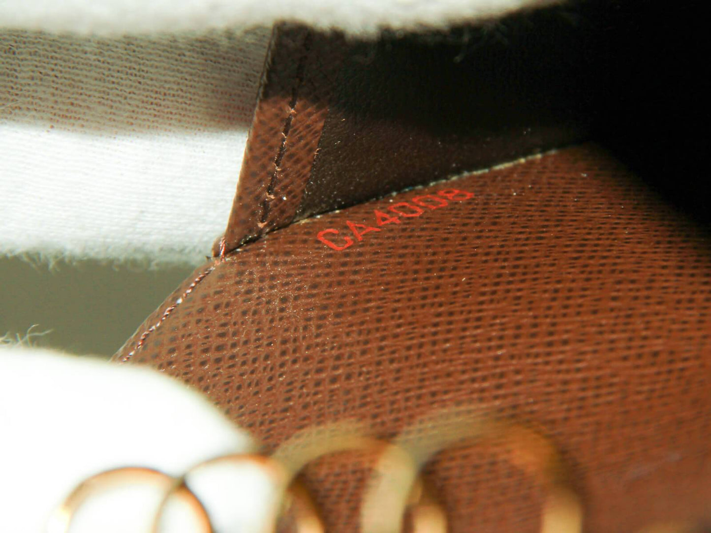 Louis Vuitton Damier Ebene Small Ring Agenda Cover R20700