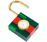 Authentic Gucci padlock clock