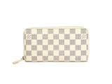 Authentic Louis Vuitton Damier Azur Canvas Zippy Organizer Wallet