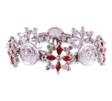 Authentic Gianni Versace vintage silver-tone Medusa bracelet