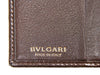 Authentic Bvlgari Limited edition 2 fold brown wallet