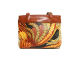 Authentic Salvatore Ferragamo Botanical pattern shoulder bag