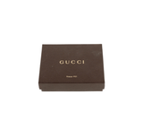 Authentic Gucci Heart logo card case monogram leather