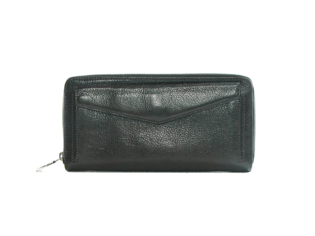 Authentic Must De Cartier black zippy wallet