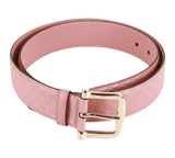 Authentic Gucci Micro Guccissima Belt pink leather