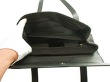 Authentic Salvatore Ferragamo Nylon black shoulder bag