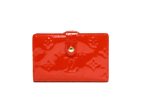 Authentic Louis Vuitton Monogram Vernis Porte Tresor international Wallet M9138F