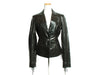 Authentic Versace Black leather Jacket/Blazer