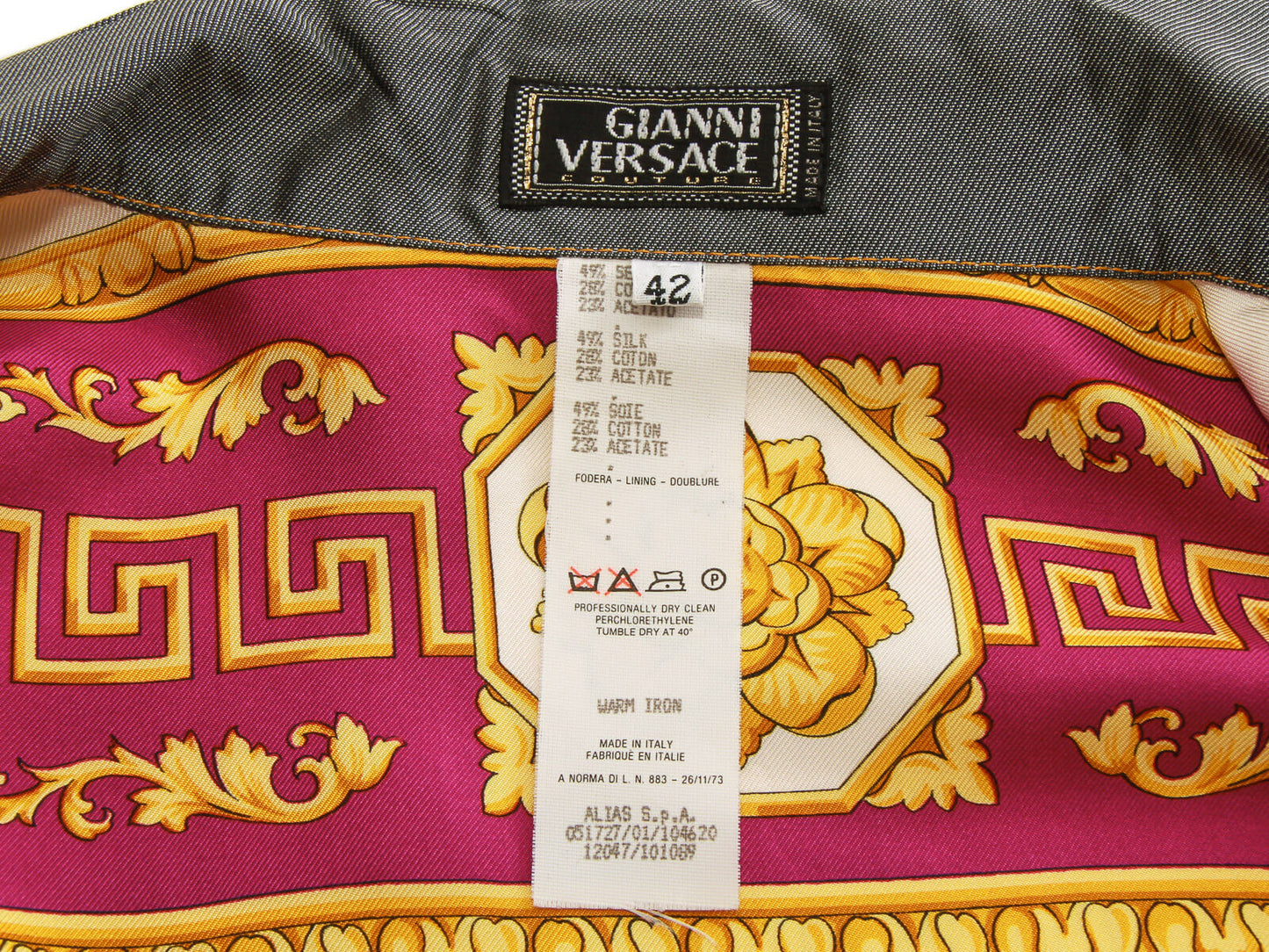 Authentic Gianni Versace womans shirt blouse