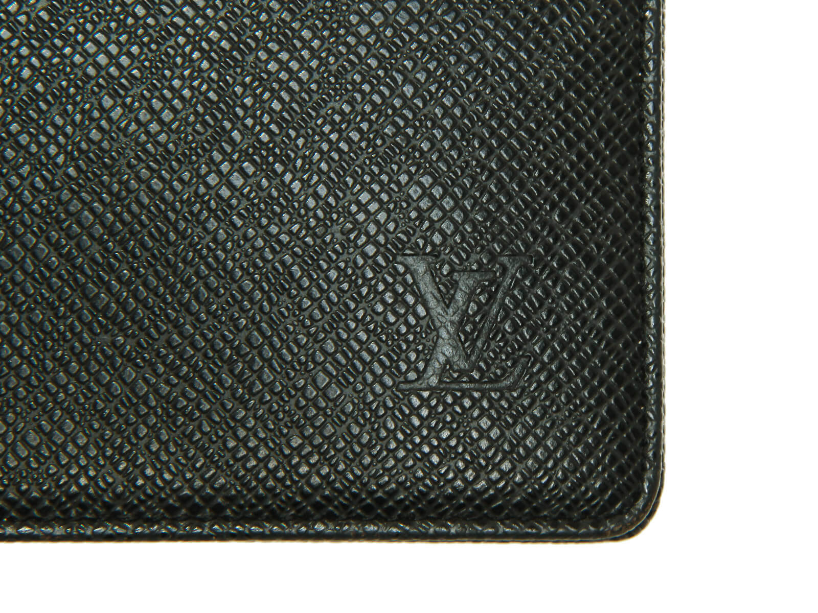 Louis Vuitton Agenda mm Black Leather Wallet (Pre-Owned)