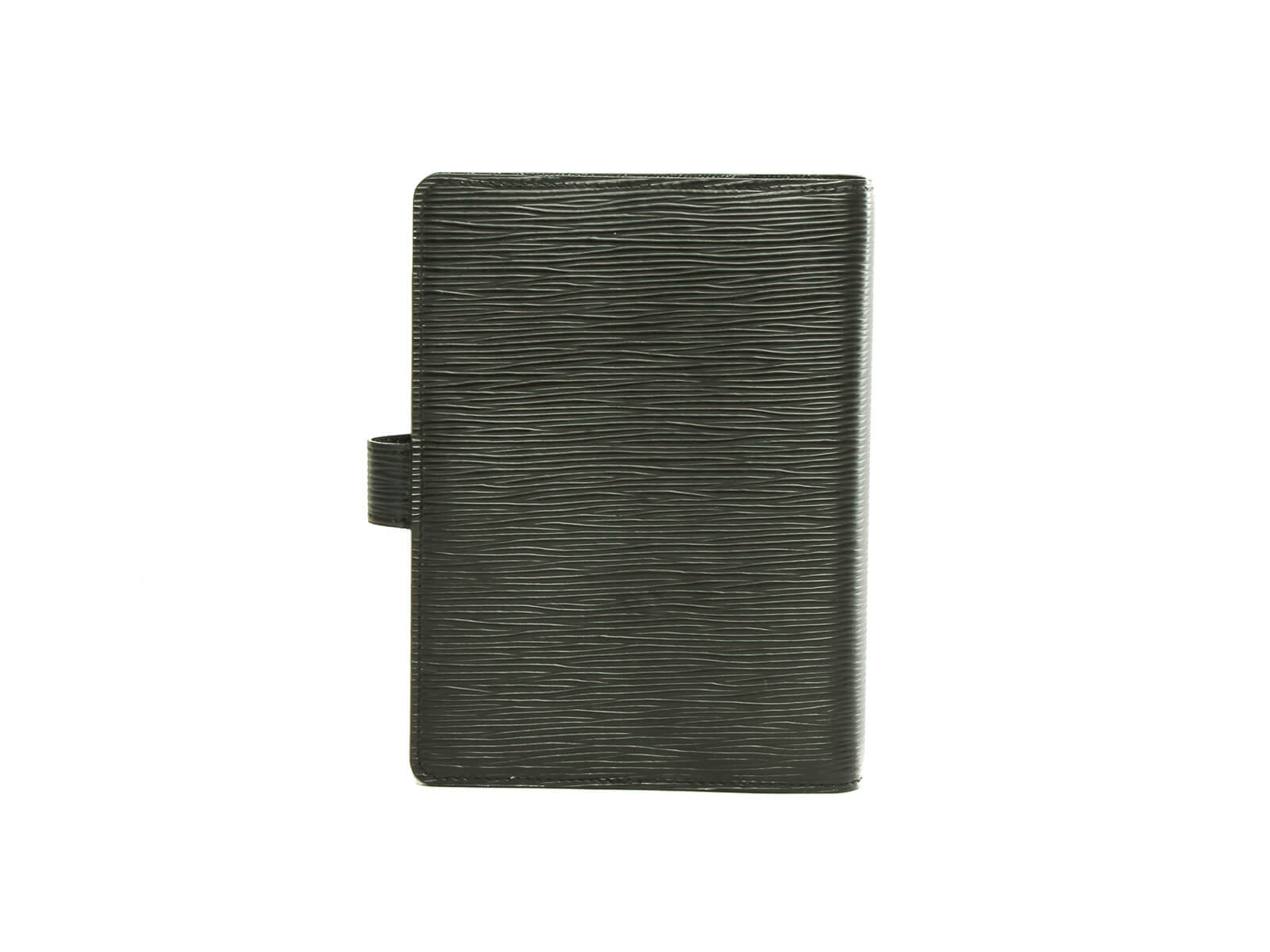 Louis Vuitton Black Epi Leather Medium Ring Agenda Cover Louis