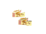 Authentic Gianni Versace Medusa face clip on Gold-tone earrings