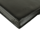 Authentic Versace Black leather large soft briefcase bag