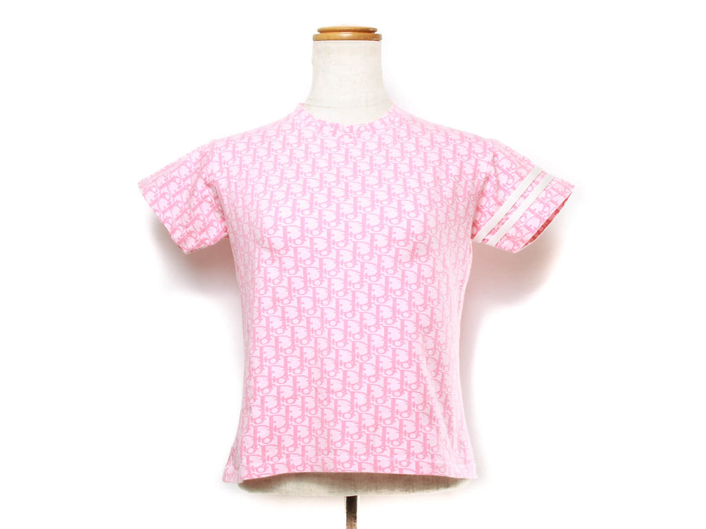 Authentic Christian Dior Trotter Pattern pink tshirt