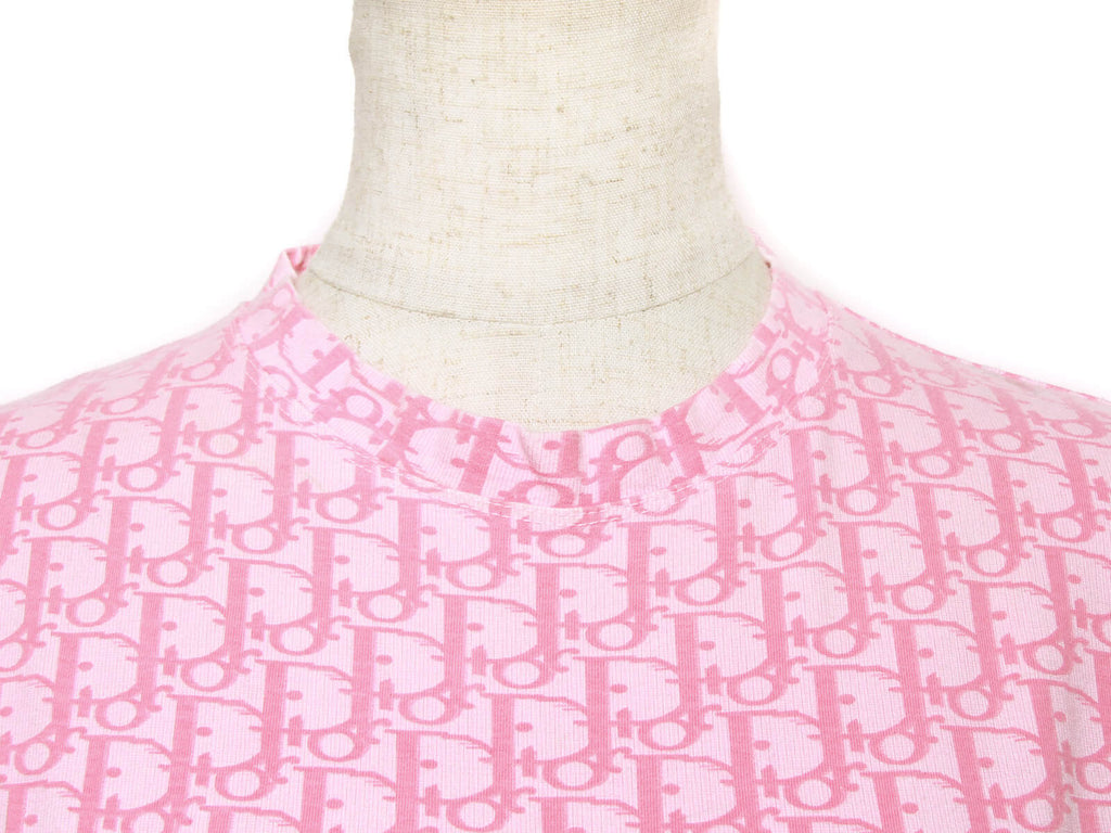 Authentic Christian Dior Trotter Pattern pink tshirt